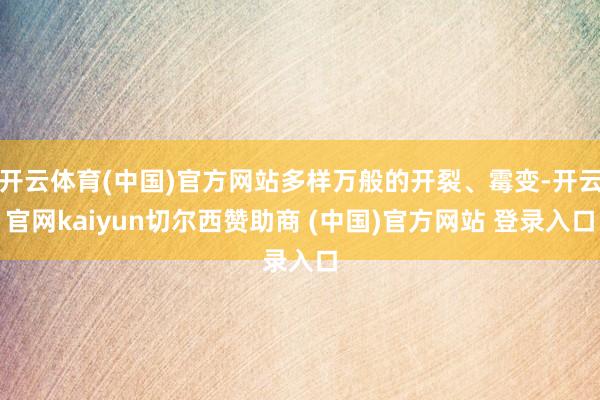 开云体育(中国)官方网站多样万般的开裂、霉变-开云官网kaiyun切尔西赞助商 (中国)官方网站 登录入口