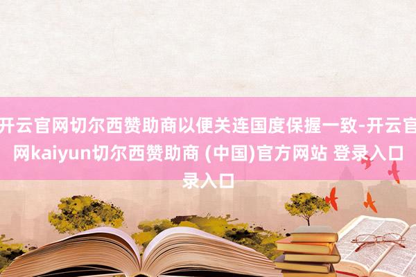 开云官网切尔西赞助商以便关连国度保握一致-开云官网kaiyun切尔西赞助商 (中国)官方网站 登录入口